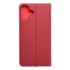 Kabura LUNA Book Carbon do IPHONE 16 Plus czerwony