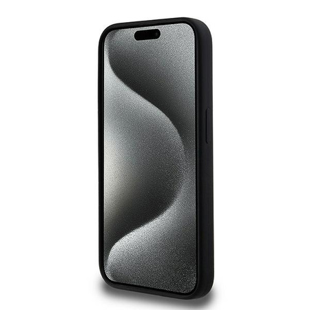 Oryginalne Etui KARL LAGERFELD Silicone Karl & Choupette MagSafe KLHMP15XSKCHPPLK do Iphone 15 Pro Max Czarny