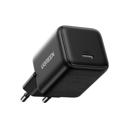Ugreen X512 20W GaN 1x USB-C Wandladegerät - Schwarz