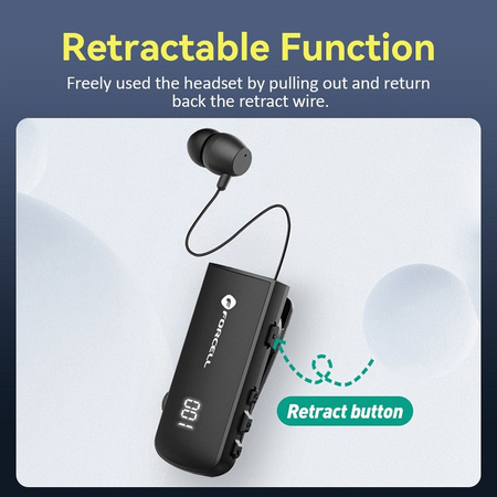 FORCELL F-AUDIO słuchawka bezprzewodowa / bluetooth Drive EarBud
