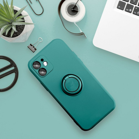 Futerał SILICONE RING do SAMSUNG A16 5G / A16 4G zielony