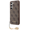 Guess 4G Charms Collection case for Samsung Galaxy S24 - brown