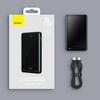 Baseus Magnetic Bracket powerbank z bezprzewodowym ładowaniem MagSafe 10000mAh 20W Overseas Edition biały (PPCX000202) + kabel USB Typ C Baseus Xiaobai Series 60W 0,5m