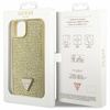 Guess GUHCP14MHDGTPD iPhone 14 Plus 6.7" gold/gold hardcase Rhinestone Triangle