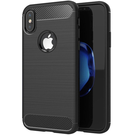 Futerał CARBON do IPHONE XS MAX czarny