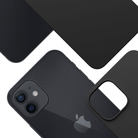Apple iPhone 12 - 3mk Hardy MagSilicone Black