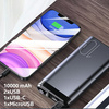 USAMS Powerbank PB55 10000mAh 2xUSBwyświetlacz LED szary/grey 10KCD14801 (US-CD148) aluminium