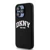 DKNY DKHMP13LSNYACH iPhone 13 Pro / 13 6.1" czarny/black hardcase Liquid Silicone White Printed Logo MagSafe