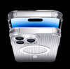 Kingxbar PQY Go Out Series magnetic case for iPhone 14 Plus MagSafe silver