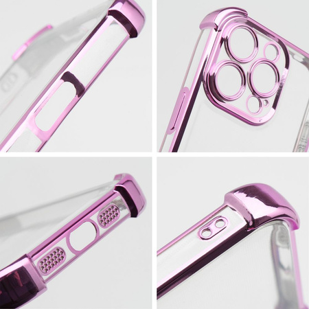 Futerał ANTISHOCK ELECTRO do SAMSUNG S25 purpurowy