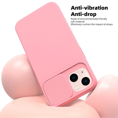 Futerał SLIDE do SAMSUNG A34 5G jasnoróżowy