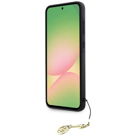 Guess 4G Charms Collection Hülle für Samsung Galaxy A56 - Schwarz
