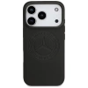 Mercedes Leder Vintage Logo MagSafe Hülle für iPhone 17 Pro - Schwarz