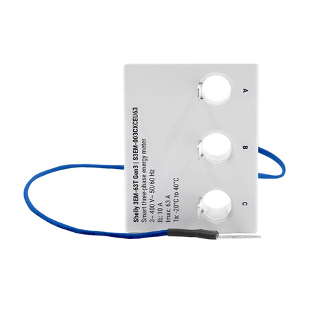1/3-channel energy meter WiFi Shelly 3EM-63W Gen3 (wired model)