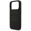 Mercedes Leather Vintage Logo MagSafe Case for iPhone 17 Pro - Black
