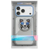 Etui Nimmy Glasses Cool Dog MagSafe do   iPhone 17 szary