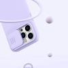 Nillkin CamShield Silky Silikonhülle iPhone 14 Pro Hülle mit Kameraschutz Blau