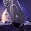Kingxbar PQY Ice Crystal Series Magnethülle für iPhone 14 Pro MagSafe grau