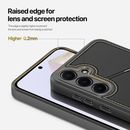 DUX DUCIS futerał RAFI II MAG z podstawką kompatybilny z MagSafe do SAMSUNG A35 czarny