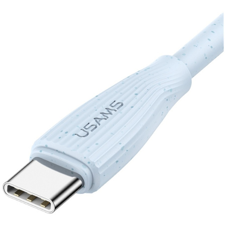 Kabel USAMS Green Series SJ716 60W USB-C do USB-C 1m różowy