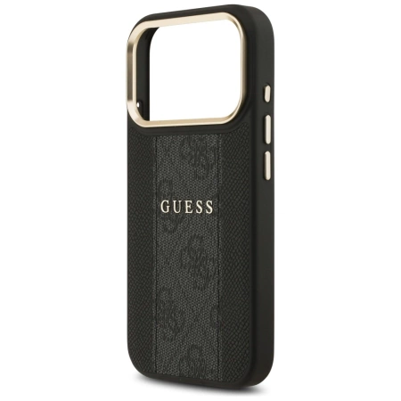 Guess 4G Stripe MagSafe case for iPhone 17 Pro - black