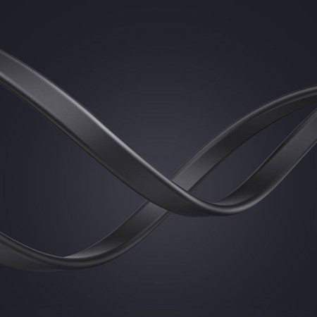 Ugreen Flat Cable Internet Network Cable Ethernet Patchcord RJ45 Cat 7 STP LAN 10 Gbps 3m Black (NW106 11262)