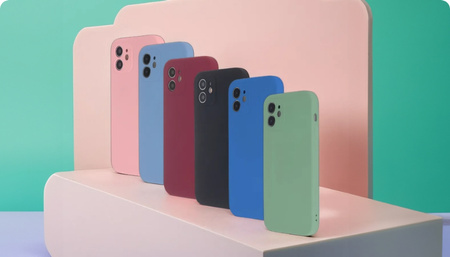 Nakładka Soft Touch Mag do iPhone 13 6,1" pastelowy różowy