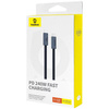 Kabel Baseus CB000068 USB-C - USB-C 240W PD 8K 60Hz 1m - czarny