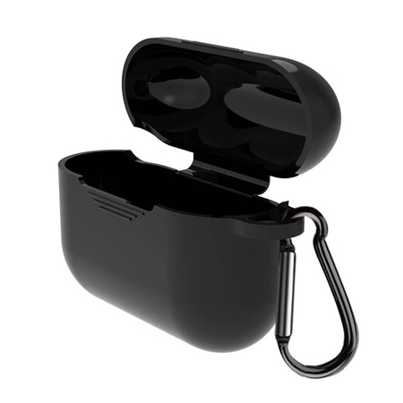 Etui do Airpods Pro czarne z haczykiem