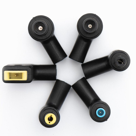 Uniwersalny zasilacz do laptopa 90W Forcell F-Energy E856 (6 końcówek) czarny