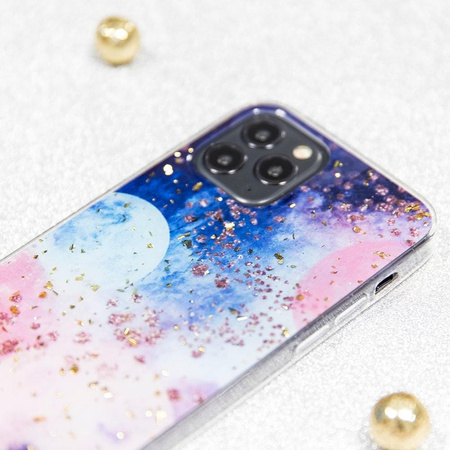 Nakładka Gold Glam do iPhone 15 Pro 6,1&quot; galactic