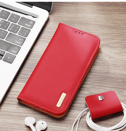 Etui portfel z blokadą RFID do iPhone 15 Plus Dux Ducis Hivo - czarne