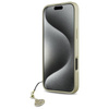Original Handyhülle IPHONE 16 Guess Hardcase 4G Charms Collection (GUHCP16SGF4GBR) braun