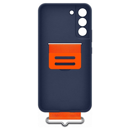 Samsung Silicone Cover Rubber Silicone Cover Case for Samsung Galaxy S22 + (S22 Plus) navy blue (EF-GS906TNEGWW)