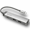 Verbatim Adapter Hub USB-C - USB-C/ 2xUSB-A 3.0/HDMI aluminium/aluminum 49140