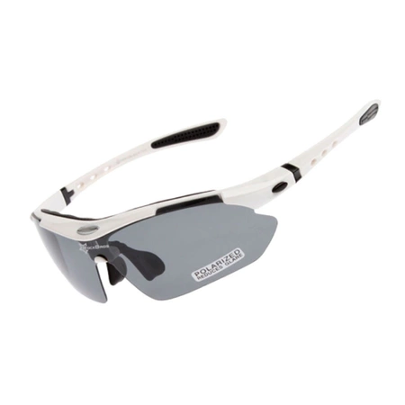 Okulary rowerowe Rockbros 10002 polaryzujące - białe