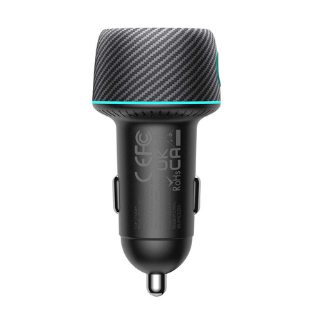 Ładowarka samochodowa 60W USB-C USB-A Joyroom JR-CCN01 | czarna