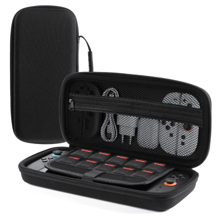 Dux Ducis Nintendo Switch 2 Case with Handle and Game Compartments - Black