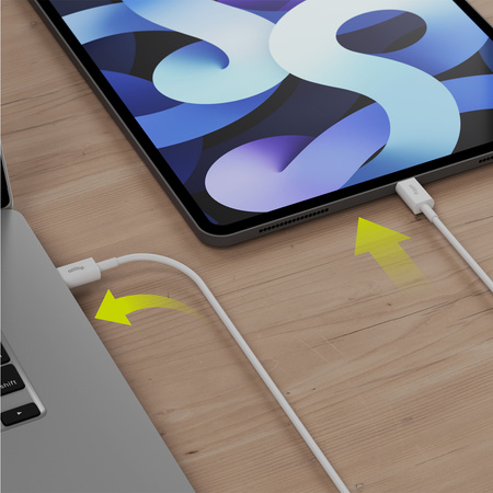 Allity kabel AUC-03 USB-C - USB-C 2,0 m 60W biały