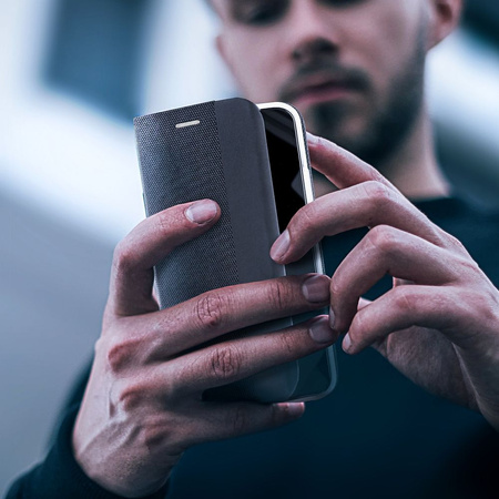 Kabura SENSITIVE Book do SAMSUNG S24 Plus czarny