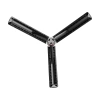 Selfie-Stick WC13YDS Teleskopstativ 1,3 m mit Doppellampe und Telefonhalter – Schwarz