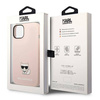 Original Case IPHONE 14 PLUS Karl Lagerfeld Hardcase Silicone Choupette Body (KLHCP14MSLCTPI) light pink