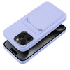 Futerał CARD CASE do IPHONE 15 PRO MAX fioletowy