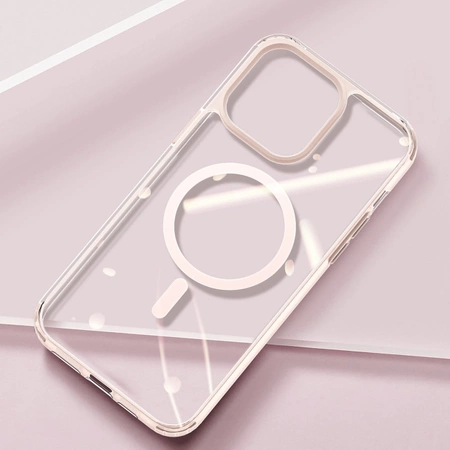 Dux Ducis Clin2 case for iPhone 14 Plus magnetic MagSafe cover pink