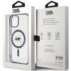Karl Lagerfeld KLHMP15MHKHNOTK iPhone 15 Plus 6.7&quot; transparent hardcase IML Karl`s Head MagSafe