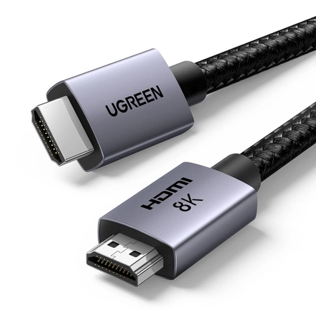Ugreen HD171 cable with HDMI 2.1 8K connectors certified, 2 m long - gray