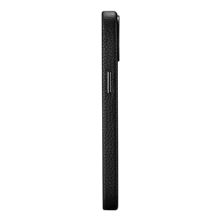 iCarer Case Leather genuine leather case for iPhone 14 schwarz (WMI14220709-BK) (MagSafe compatible)