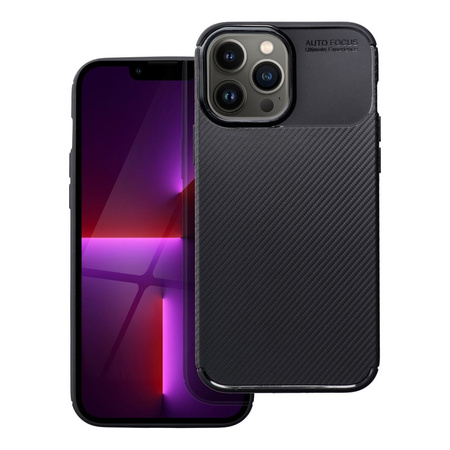 Futerał CARBON PREMIUM do IPHONE 13 Pro Max czarny