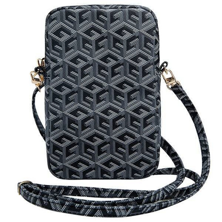 Guess Torebka GUWBZPGCSPGK czarny/black Zip GCube Bottom Stripe
