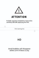 Protective hydrogel film140µm 0,14 mm Laptop up to 17" HD universal 310x420 mm v2